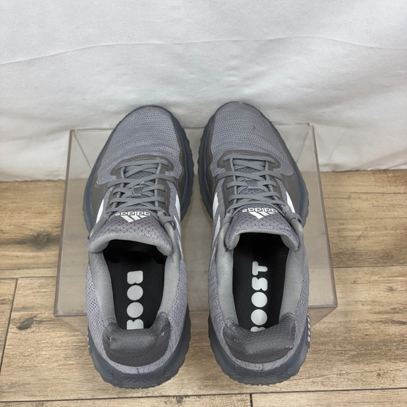 Adidas mens Fitboost PR Trainers‎ Athletic Shoes Size 9.5 Gray Boost Sneakers main image 6